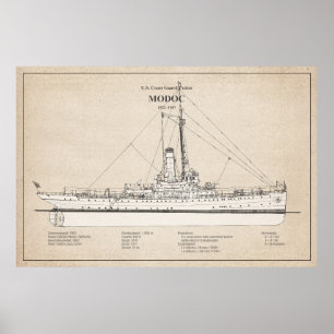 USCG Cutter Modoc wpg-46 - SBD Poster