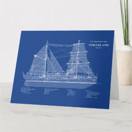 USCG Cutter Northland wpg-49 - ABD Dankeskarte