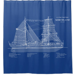 USCG Cutter Northland wpg-49 - ABD Duschvorhang