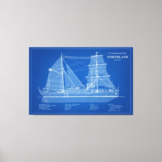 USCG Cutter Northland wpg-49 - ABD Leinwanddruck (Vorderseite)