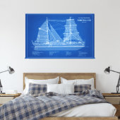 USCG Cutter Northland wpg-49 - ABD Leinwanddruck (Insitu (Schlafzimmer))