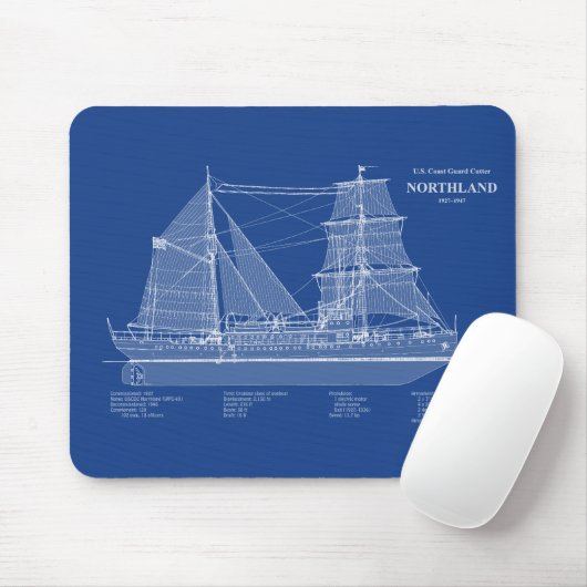 USCG Cutter Northland wpg-49 - ABD Mousepad (Mit Mouse)