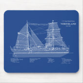 USCG Cutter Northland wpg-49 - ABD Mousepad (Vorne)