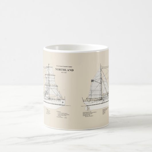 USCG Cutter Northland wpg-49 - SBD Kaffeetasse (Mittel)