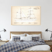 USCG Cutter Northland wpg-49 - SBD Leinwanddruck (Insitu (Schlafzimmer))