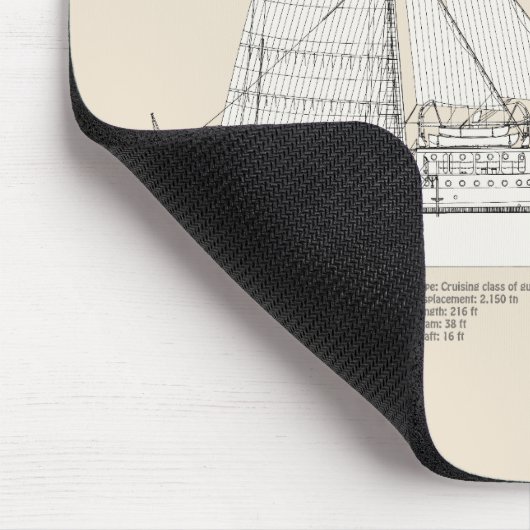 USCG Cutter Northland wpg-49 - SBD Mousepad (Ecke)