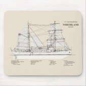 USCG Cutter Northland wpg-49 - SBD Mousepad (Vorne)