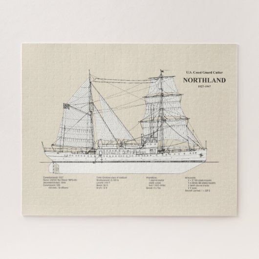 USCG Cutter Northland wpg-49 - SBD Puzzle (Horizontal)