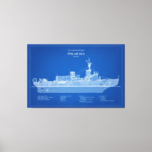 USCG Cutter Polar Sea Waggb-11 - ABD Leinwanddruck (Vorderseite)