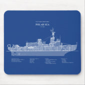 USCG Cutter Polar Sea Waggb-11 - ABD Mousepad (Vorne)