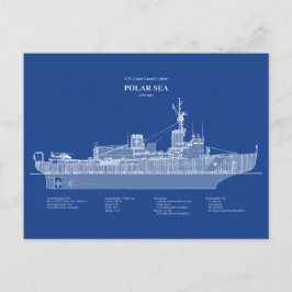 USCG Cutter Polar Sea Waggb-11 - ABD Postkarte
