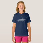 USCG Cutter Polar Sea Waggb-11 - ABD T-Shirt (Vorne ganz)