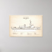 USCG Cutter Polar Sea Waggb-11 - SBD Leinwanddruck (Vorderseite)
