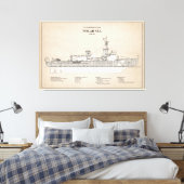 USCG Cutter Polar Sea Waggb-11 - SBD Leinwanddruck (Insitu (Schlafzimmer))