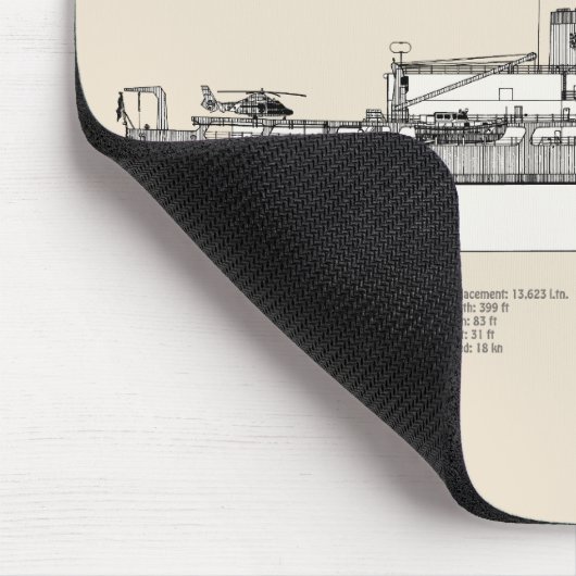 USCG Cutter Polar Sea Waggb-11 - SBD Mousepad (Ecke)