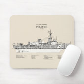 USCG Cutter Polar Sea Waggb-11 - SBD Mousepad (Mit Mouse)