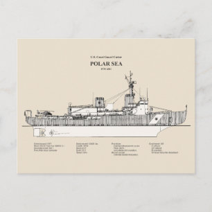 USCG Cutter Polar Sea Waggb-11 - SBD Postkarte