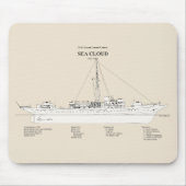 USCG Cutter Sea Cloud wpg-284 - SBD Mousepad (Vorne)