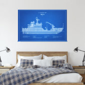 USCG Cutter Spar wlb-206 - ABD Leinwanddruck (Insitu (Schlafzimmer))