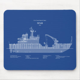 USCG Cutter Spar wlb-206 - ABD Mousepad