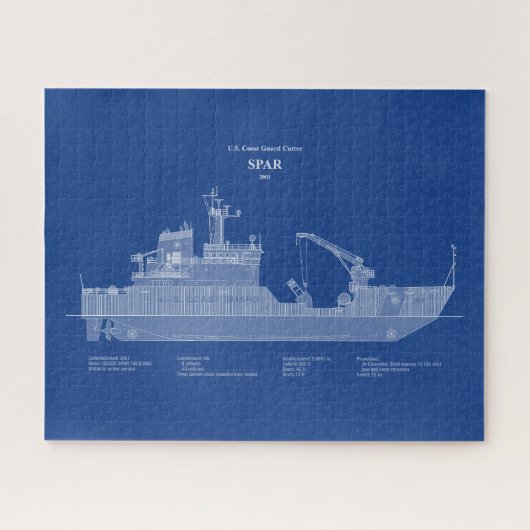 USCG Cutter Spar wlb-206 - ABD Puzzle (Horizontal)