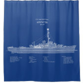 USCG Cutter Spencer wpg-36 - ABD Duschvorhang (Vorderseite)