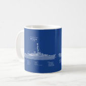 USCG Cutter Spencer wpg-36 - ABD Kaffeetasse (Vorderseite Links)