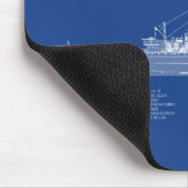 USCG Cutter Spencer wpg-36 - ABD Mousepad (Ecke)