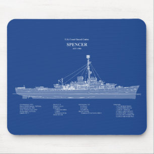 USCG Cutter Spencer wpg-36 - ABD Mousepad