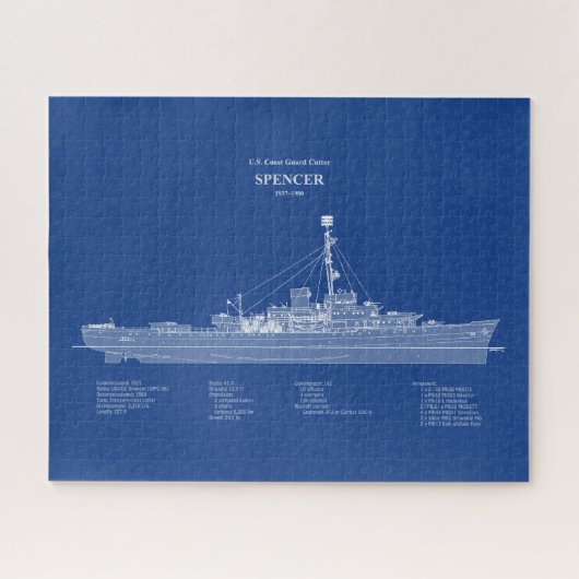 USCG Cutter Spencer wpg-36 - ABD Puzzle (Horizontal)