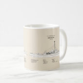 USCG Cutter Spencer wpg-36 - SBD Kaffeetasse (VorderseiteRechts)