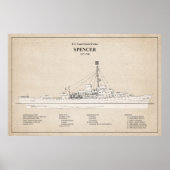 USCG Cutter Spencer wpg-36 - SBD Poster (Vorne)