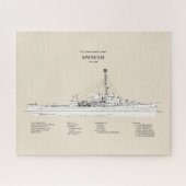 USCG Cutter Spencer wpg-36 - SBD Puzzle (Horizontal)