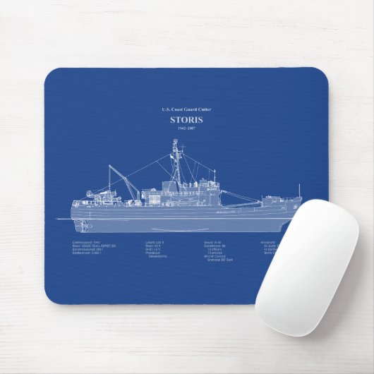 USCG Cutter Storis wmec-38 - ABD Mousepad (Mit Mouse)