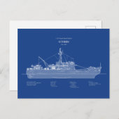 USCG Cutter Storis wmec-38 - ABD Postkarte (Vorne/Hinten)