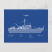 USCG Cutter Storis wmec-38 - ABD Postkarte (Vorderseite)
