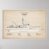 USCG Cutter Storis wmec-38 - SBD Poster (Vorne)