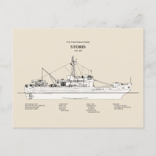 USCG Cutter Storis wmec-38 - SBD Postkarte