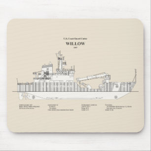 USCG Cutter Willow wlb-202 - SBD Mousepad