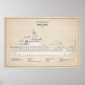 USCG Cutter Willow wlb-202 - SBD Poster (Vorne)