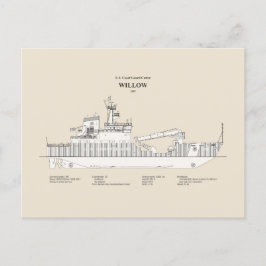 USCG Cutter Willow wlb-202 - SBD Postkarte
