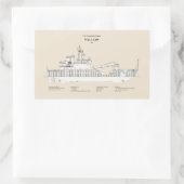 USCG Cutter Willow wlb-202 - SBD Rechteckiger Aufkleber (Tasche)