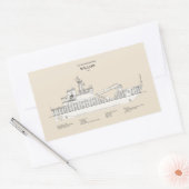 USCG Cutter Willow wlb-202 - SBD Rechteckiger Aufkleber (Umschlag)