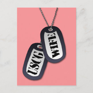 USCG Ehefrau Postkarte