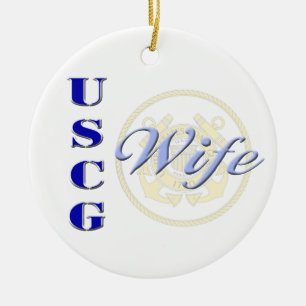 USCG Ehefrau-Verzierung Keramikornament