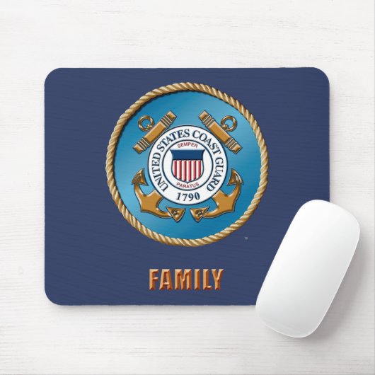 USCG-Familie Mousepad (Mit Mouse)