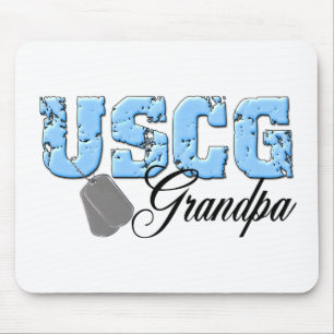 USCG Grandpa Mousepad