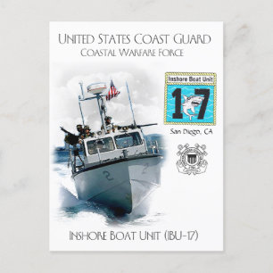 USCG Inshore-Boat Unit IBU-17 Postkarte