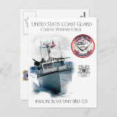 USCG Inshore-Boat Unit IBU-53 Postkarte (Vorne/Hinten)