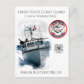 USCG Inshore-Boat Unit IBU-53 Postkarte (Vorderseite)